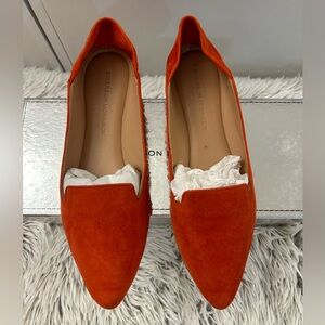 Sigerson Morrison Red suede loafers